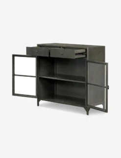 Malcom Small Curio Cabinet -Lulu and Georgia Store 104427 003 OPN 1