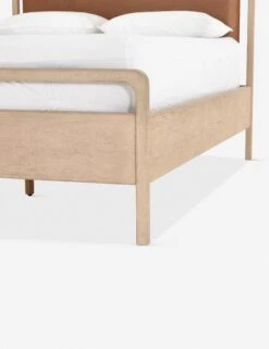 Tierney Leather Bed 11 Tierney Leather Bed -Lulu and Georgia Store 108480 004 det 1