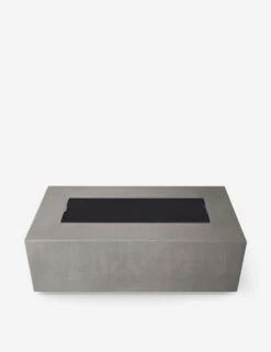 Auberon Fire Table Lid -Lulu and Georgia Store 139 BK Estes Rectangle Metal Lid Top