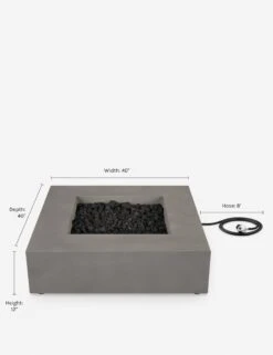 Auberon Fire Table -Lulu and Georgia Store 140LP FLNT DIMS