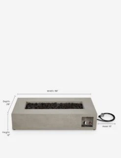 Magnus Fire Table -Lulu and Georgia Store 1590LP FLNT DIMS