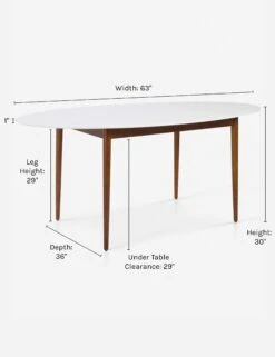 Cici Oval Dining Table -Lulu and Georgia Store 16 cici oval dining table