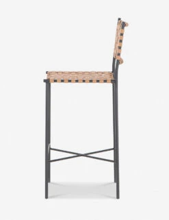 Daniel Leather Bar And Counter Stool 14 Daniel Leather Bar And Counter Stool -Lulu and Georgia Store 223601 003 SID 1