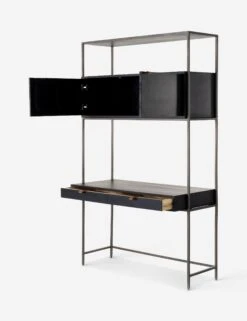 Rosamonde Modular Bookcase Desk -Lulu and Georgia Store 223959 002 OPN 1 e90388f8 4295 4434 92d2 fea11199114b