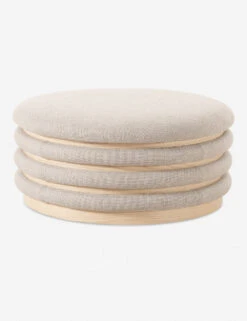 Oliver Round Ottoman -Lulu and Georgia Store 228601 001 PRM 1