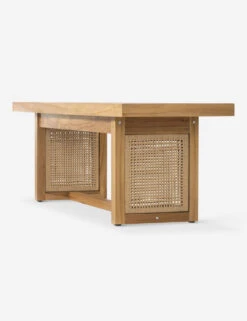 Anson Indoor / Outdoor Dining Bench -Lulu and Georgia Store 229409 001 DET 1