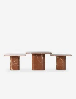 Linari Marble Nesting Coffee Table (Set Of 3) -Lulu and Georgia Store 229607 001 FRT 1