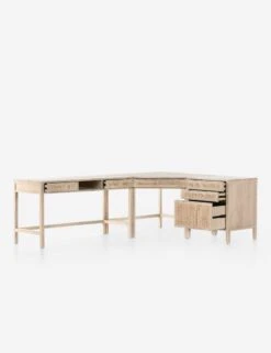 Margot Modular Desk With Filing Cabinet -Lulu and Georgia Store 230207 001 opn 1