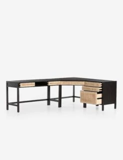 Margot Modular Desk With Filing Cabinet -Lulu and Georgia Store 230207 002 opn 1