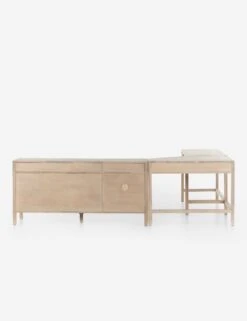 Margot Modular Desk With Filing Sideboard -Lulu and Georgia Store 230208 001 bck 1