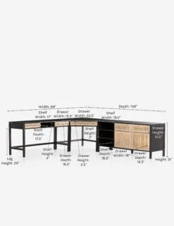 Margot Modular Desk With Filing Sideboard -Lulu and Georgia Store 230208 002 prm 1 1