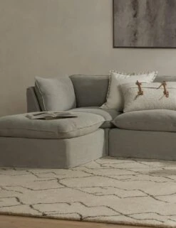 Costello Slipcover Sofa With Ottoman -Lulu and Georgia Store 235827 009 ESS 1