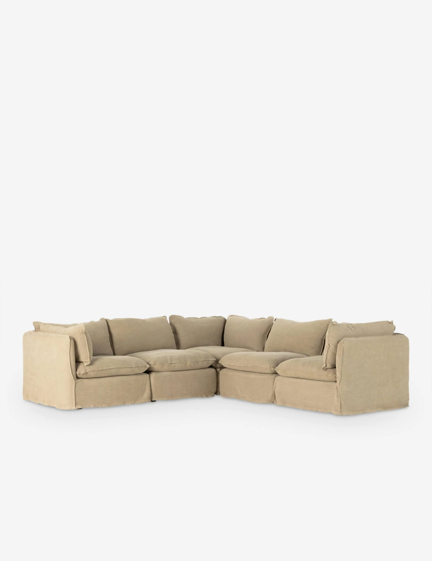 Costello Slipcover Corner Sectional Sofa 1 Costello Slipcover Corner Sectional Sofa