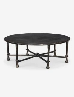 Leblanc Indoor / Outdoor Round Coffee Table By Amber Lewis X Four Hands -Lulu and Georgia Store 247885 001 PRM 1
