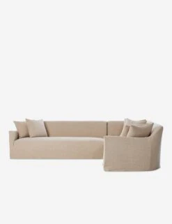 Lowell Slipcover Sectional Sofa By Amber Lewis X Four Hands -Lulu and Georgia Store 249228 001 SID 1