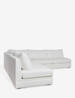Winona Armless Corner Sectional Sofa -Lulu and Georgia Store 35 WinonaArmless3PieceCornerSectional WhitePerformance 12865