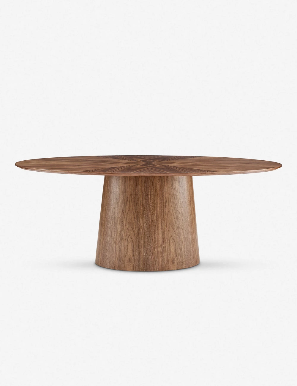 Beth Oval Dining Table, Brown 1 Beth Oval Dining Table, Brown