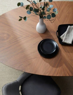 Beth Oval Dining Table, Brown 8 Beth Oval Dining Table, Brown -Lulu and Georgia Store 38666WAL KIT 08 LF