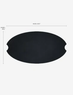 Fernanda Fire Bowl Lid -Lulu and Georgia Store 591 BLK Lid DIMScopy