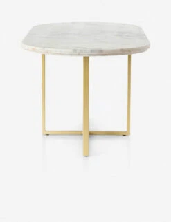 Kara Oval Dining Table -Lulu and Georgia Store 62 kara dining table white marble 2 1564991625 1 900x c9da25d2 17dd 473a 9c3e 8826c8804a31