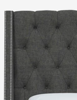 Admina Headboard -Lulu and Georgia Store AdminaHeadboard CharcoalLinen 120NB SVZMCHR 3