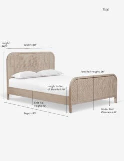 Brooke Platform Bed -Lulu and Georgia Store ArchBed Queen 0600King