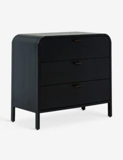 Brooke 3-Drawer Dresser -Lulu and Georgia Store Brooke3 DrawerDresser Black A0654295 477