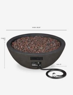 Fernanda Fire Bowl 35 Fernanda Fire Bowl -Lulu and Georgia Store C539LP SHL DIMS