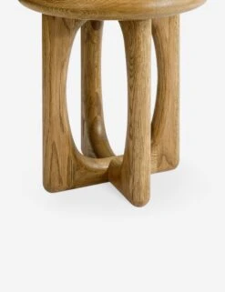 Hesh Round Side Table -Lulu and Georgia Store CH 1002300 VN14 FN LV ST NT OS DETAIL02 Product