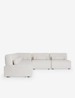 Solana Corner Sectional Sofa By Eny Lee Parker -Lulu and Georgia Store ChaiseCornerSectionalSofa IvoryLinen120 WithBolster L0469142 2681 Front