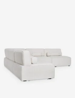 Solana Corner Sectional Sofa By Eny Lee Parker -Lulu and Georgia Store ChaiseCornerSectionalSofa IvoryLinen120 WithBolster L0469142 2690 Side