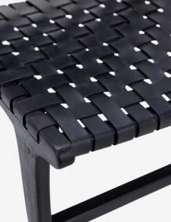 Gallagher Leather Dining Chair 21 Gallagher Leather Dining Chair -Lulu and Georgia Store DOV25003BK D 1