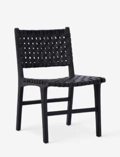 Gallagher Leather Dining Chair 17 Gallagher Leather Dining Chair -Lulu and Georgia Store DOV25003BK FTQ