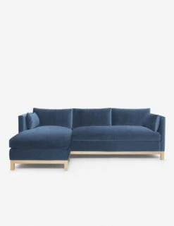 Hollingworth Sectional Sofa By Ginny Macdonald -Lulu and Georgia Store Hollingsworth Sectional Velvet Harbor LAF