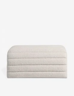 Leon Ottoman By Carly Cushnie -Lulu and Georgia Store LeonOttomanbyCarlyCushnie IvoryBoucle A0658045 Product 0279