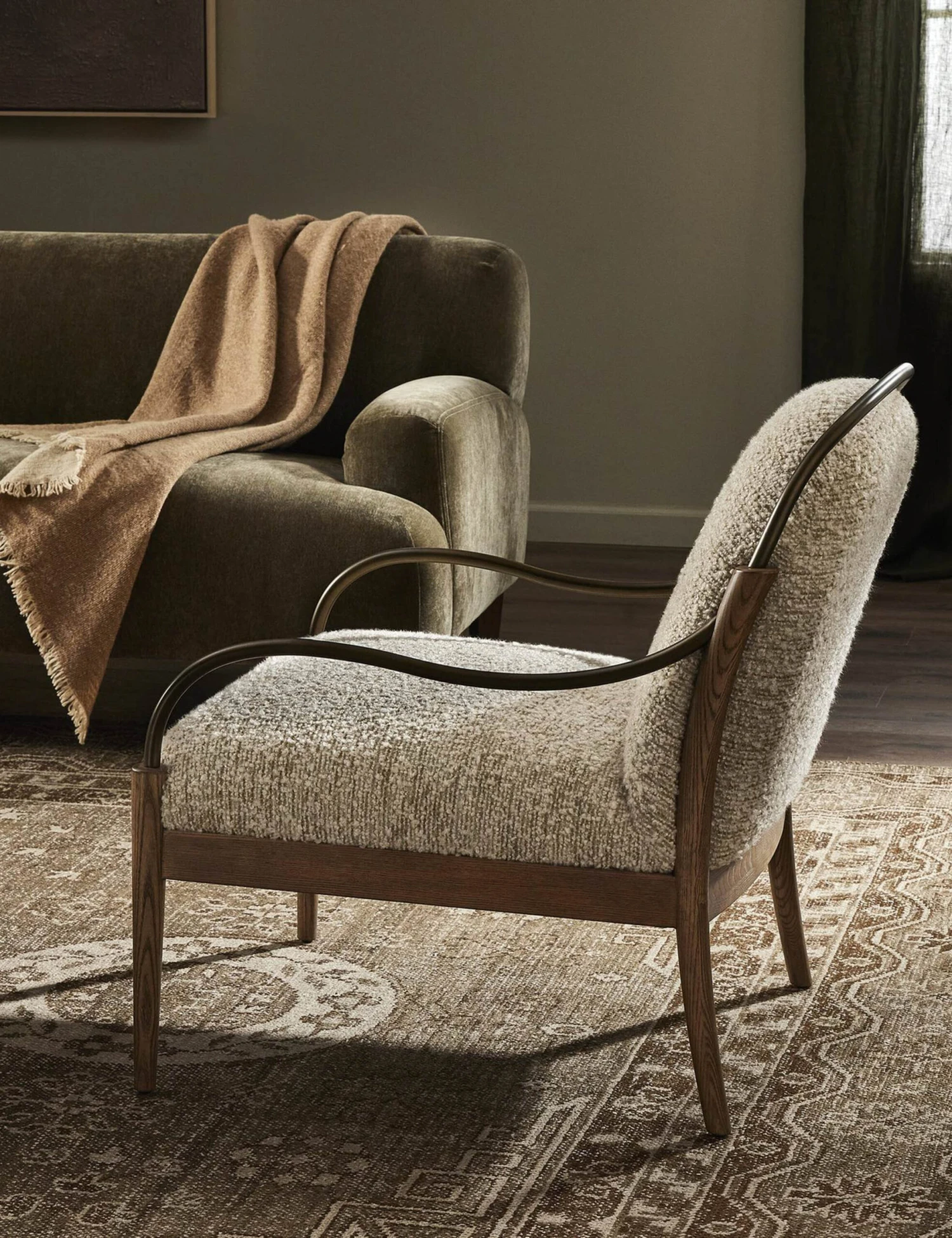 Demi Accent Chair By Amber Lewis X Four Hands 1 Demi Accent Chair By Amber Lewis X Four Hands