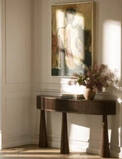 Fletcher Console Table -Lulu and Georgia Store Lulu and Georgia 3 ConsoleVignette 501 Art Site Crop Lifestyle