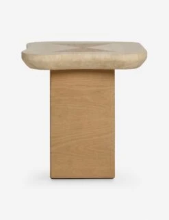 Kanto Side Table By Sarah Sherman Samuel -Lulu and Georgia Store Lulu and Georgia KantoSideTable Travertine A0660798 321 Product