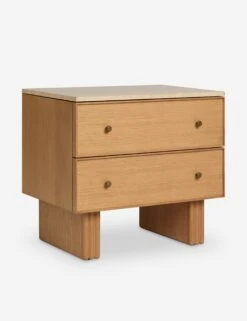 Keshan Nightstand -Lulu and Georgia Store Lulu and Georgia KeshanNightstand NaturalandTravertine A0660686 943 Product