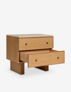 Keshan Nightstand -Lulu and Georgia Store Lulu and Georgia KeshanNightstand NaturalandTravertine A0660686 944 Product