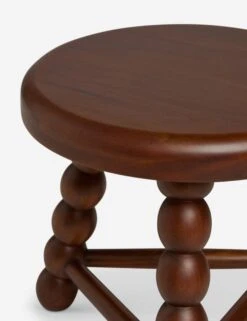 Pikku Round Foot Stool By Sarah Sherman Samuel -Lulu and Georgia Store Lulu and Georgia RivasFootStoolbySarahShermanSamuel Chestnut A0660803 378 Product 887152a1 ef47 4c1c 9458 f4cd37ce05e1