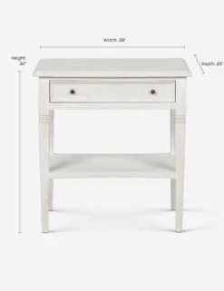 Luna 1 Drawer Nightstand -Lulu and Georgia Store Luna1DrawerNightstand2