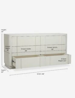 Merrit Dresser By Sarah Sherman Samuel -Lulu and Georgia Store MerritDresser Ivory 3427 1