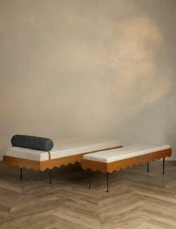 Rise Daybed By Sarah Sherman Samuel -Lulu and Georgia Store RiseBench Daybed LightHoney A0656022 StudioLifestyle 95a94bb2 8ceb 489b 91be 7f4837dae72c