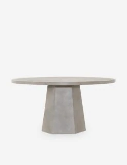 Schuller Indoor / Outdoor Round Dining Table -Lulu and Georgia Store SchullerIndoorOutdoorRoundDiningTable Gray VTHY 052 FRT 1 940262f2 24b1 4745 ae05 be8264edb53a