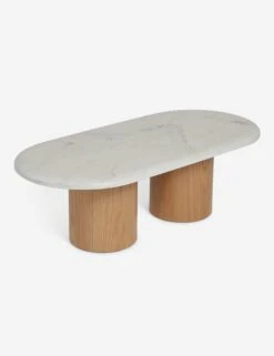Shields Oval Coffee Table 12 Shields Oval Coffee Table -Lulu and Georgia Store ShieldsOvalCoffeeTable NaturalOak A06560792355 Product
