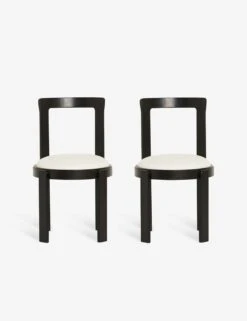 Tobie Dining Chair Black (Set Of 2) -Lulu and Georgia Store Tobie1