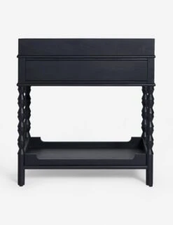 Topia Nightstand By Ginny Macdonald -Lulu and Georgia Store TopiaSideTable Black17007 1