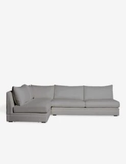 Winona Armless Sectional Sofa -Lulu and Georgia Store WinonaArmless3PieceChaiseSectionalLAF KleinSilver 12857 SITECROP