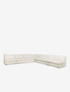 Winona Armless Corner Sectional Sofa -Lulu and Georgia Store WinonaArmless5PieceCornerSectional KleinIvory 12845 SITECROP